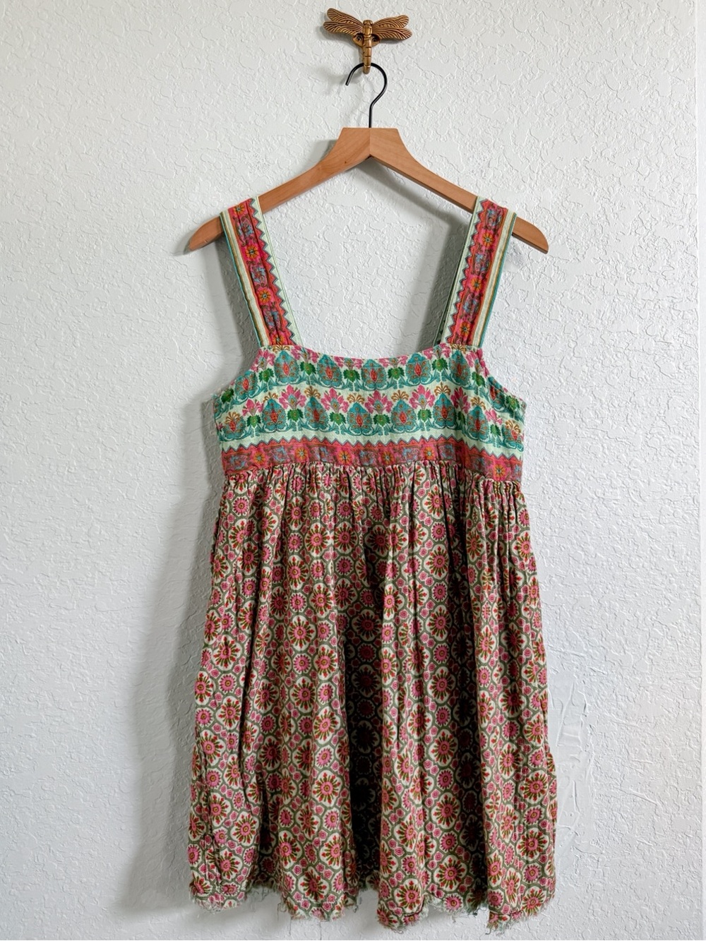 Natural Life•Tricia Reversible Cotton
Gauze Dress•Pink Sunburst•Size Small